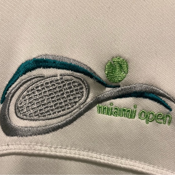 NWOT Miami Open White Tennis Athletic Woman’s Zipper Jacket with Pockets, Size S - Picture 4 of 8